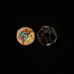 The Multi Floral Inlay Button Cover