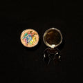 The Multi Floral Inlay Button Cover
