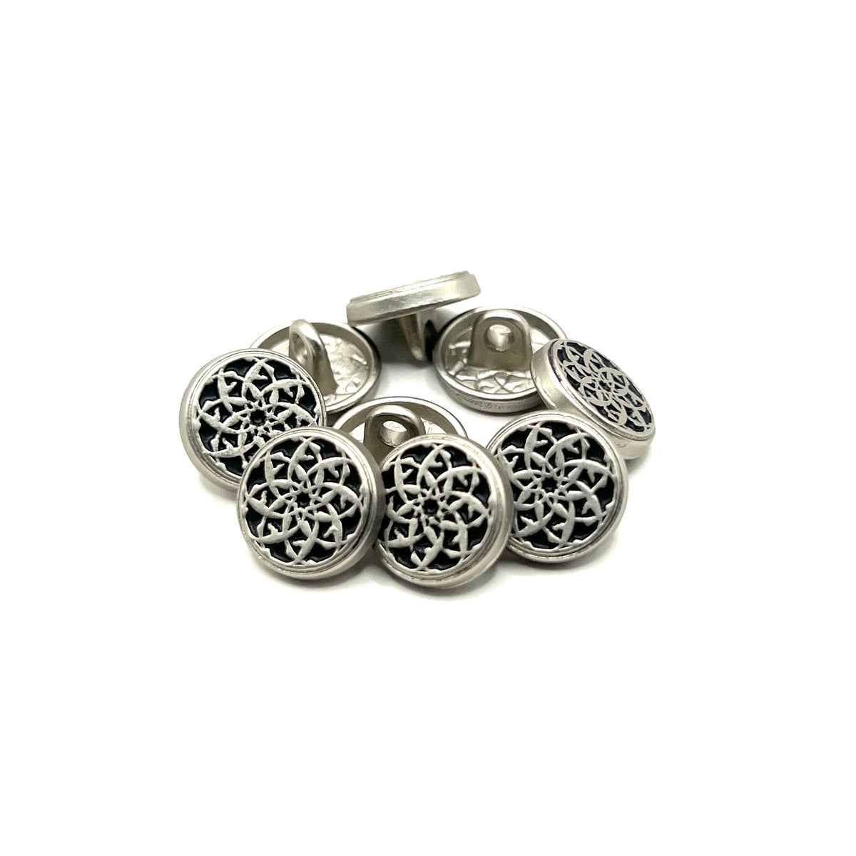 Imperial Weave Metal Kurta Button