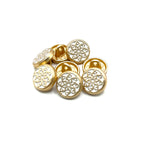 Imperial Weave Metal Kurta Button