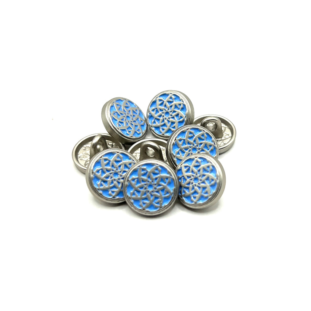 Imperial Weave Metal Kurta Button