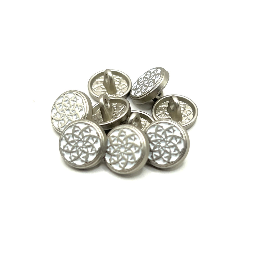Imperial Weave Metal Kurta Button