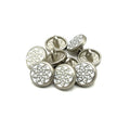 Imperial Weave Metal Kurta Button