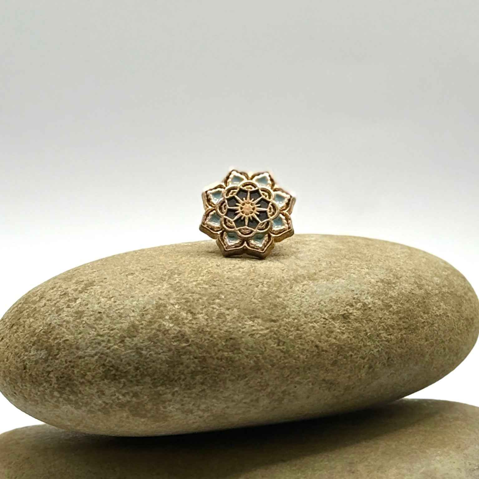 The Enamel Blossom Lapel Pin