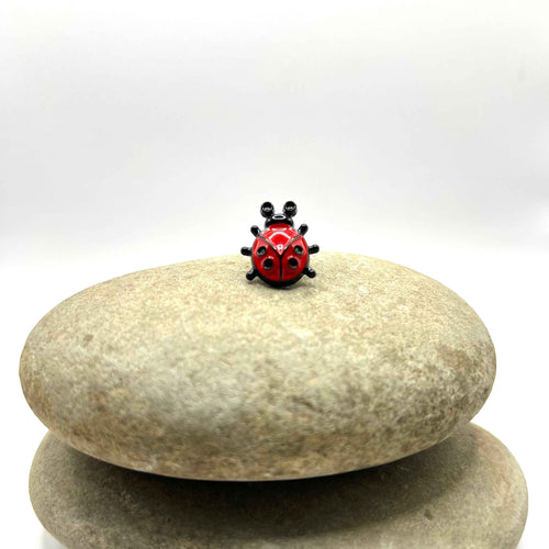 Charming Ladybug Lapel Pin