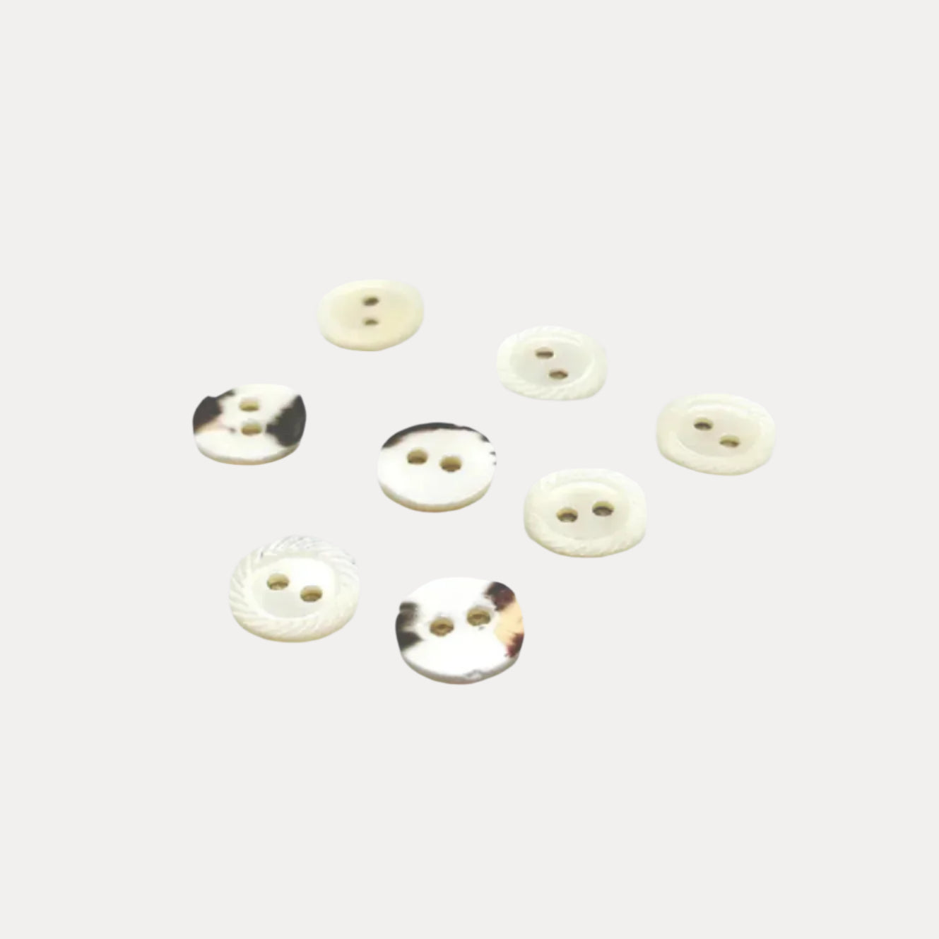 Varied Finish Buttons
