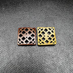 Lattice Square Button