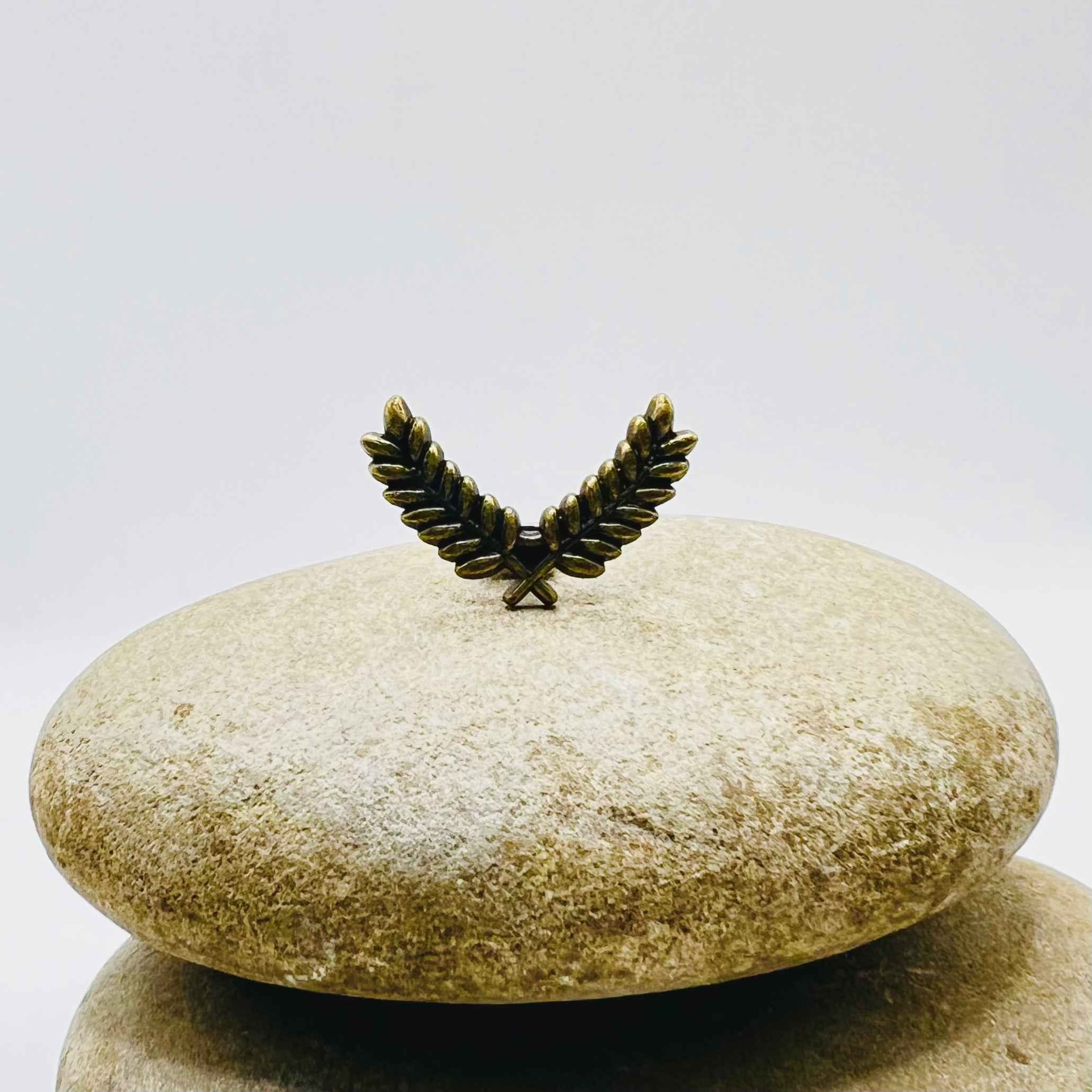 Elegant Leaf Wing Pin