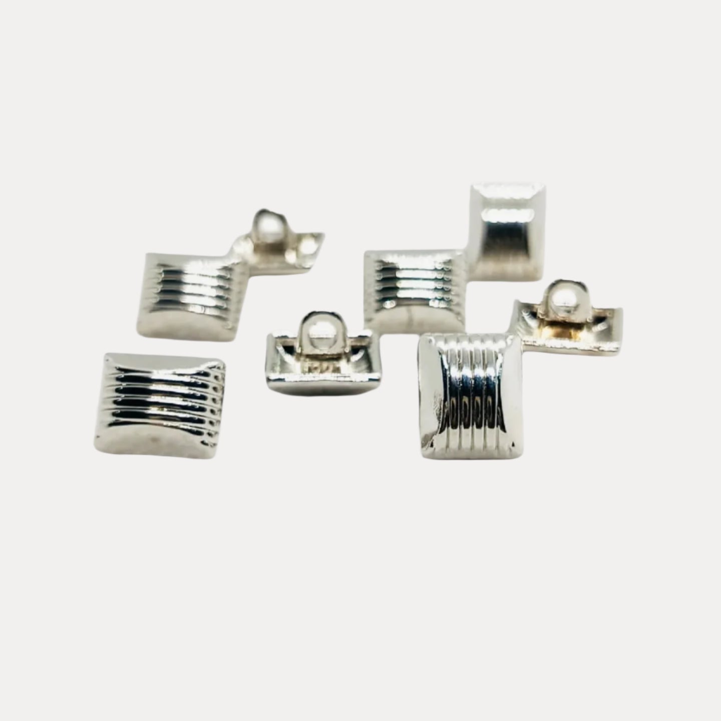 Rectangle Metal Kurta Button