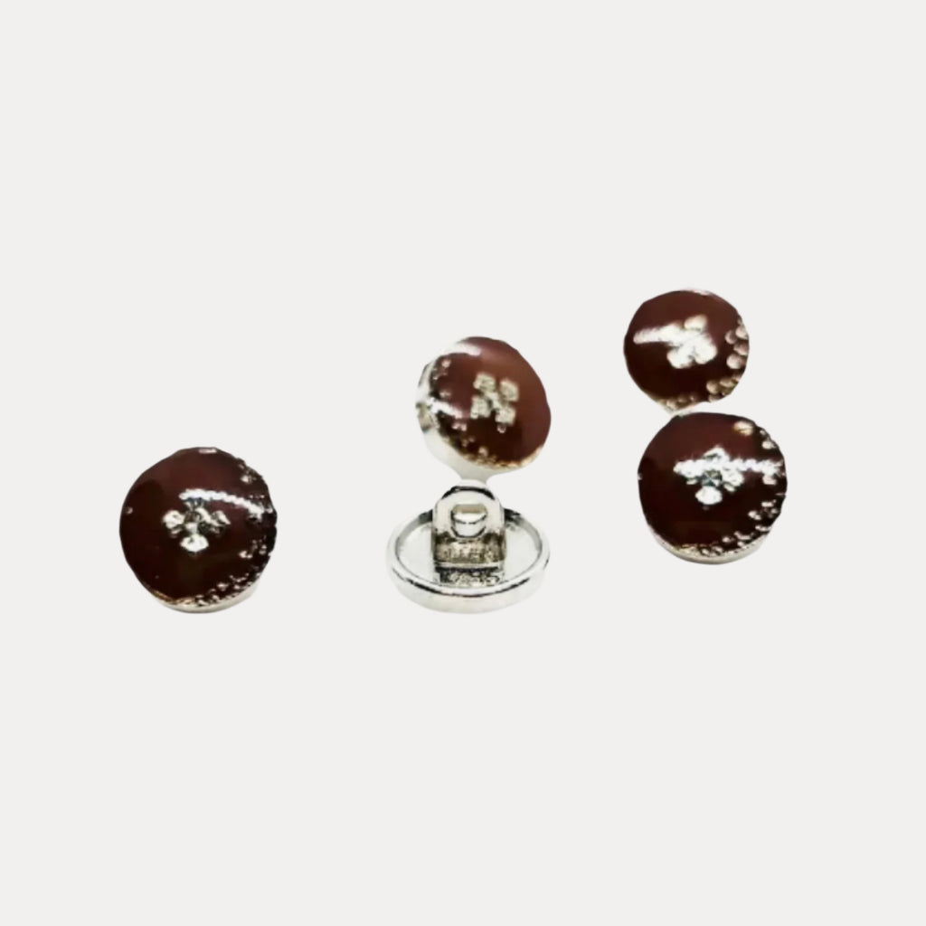 Round Metal Kurta Button