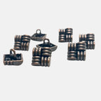 Woven Square Buttons