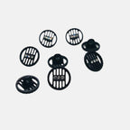 Embossed Crystal Buttons