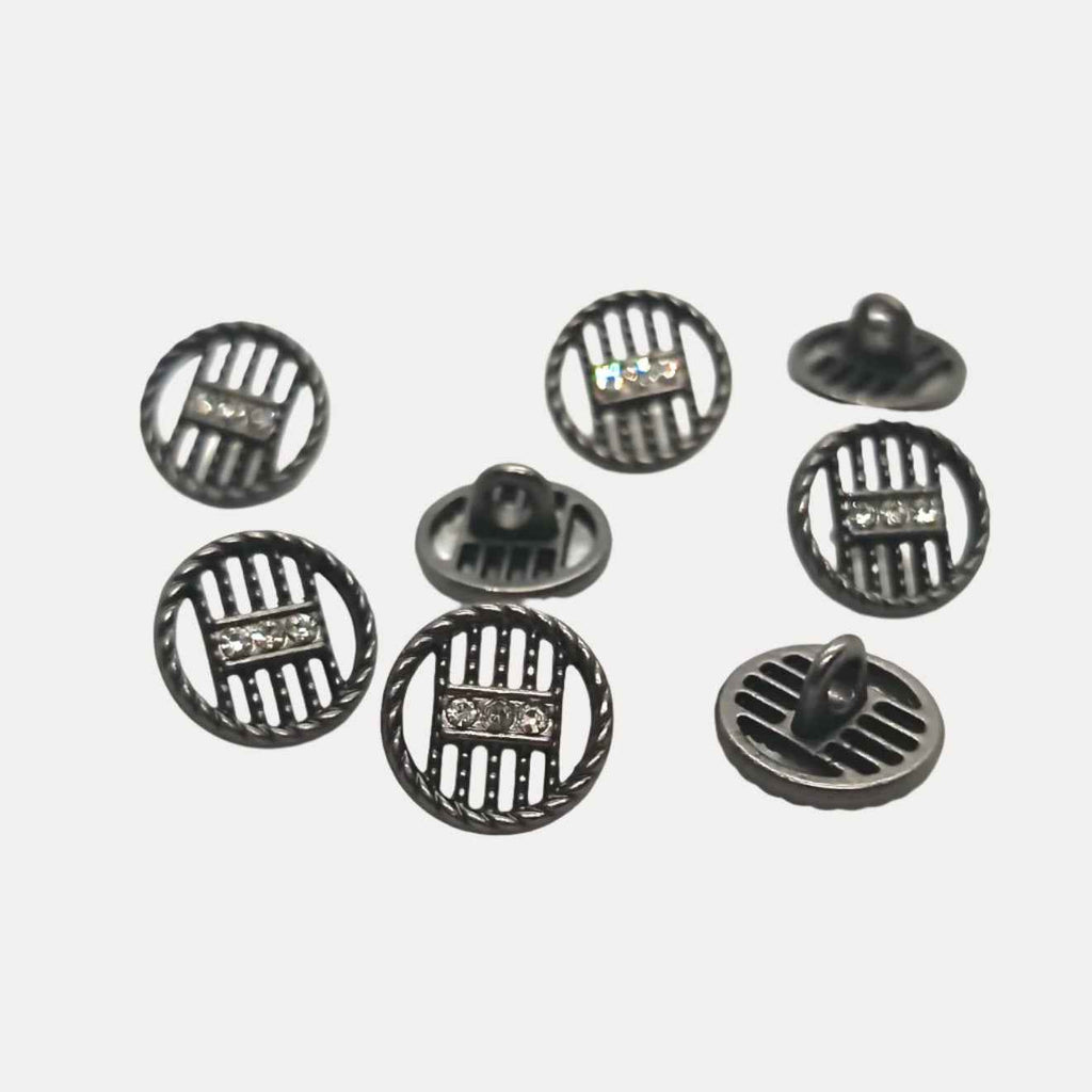 Embossed Crystal Buttons