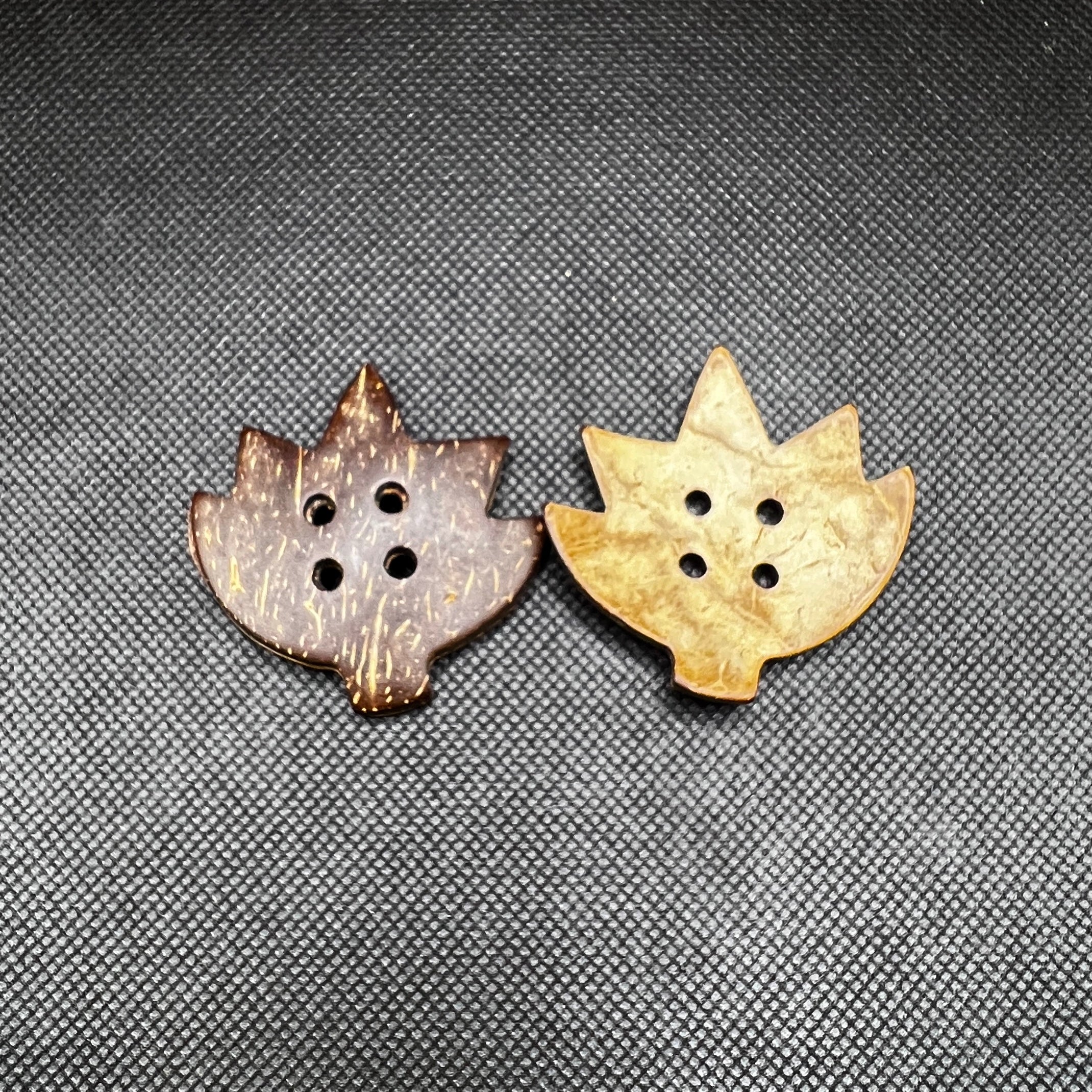 Maple Leaf Button