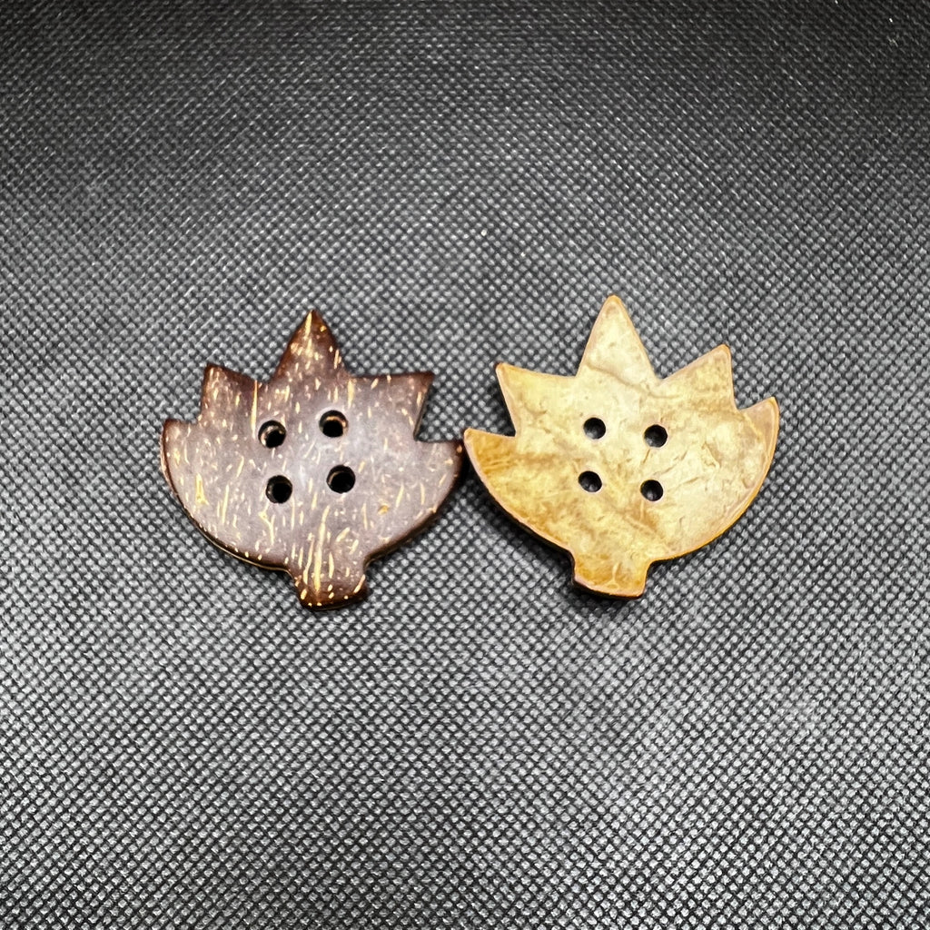 Maple Leaf Button