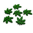 Maple Leaf Wooden Buttons