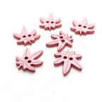 Maple Leaf Wooden Buttons