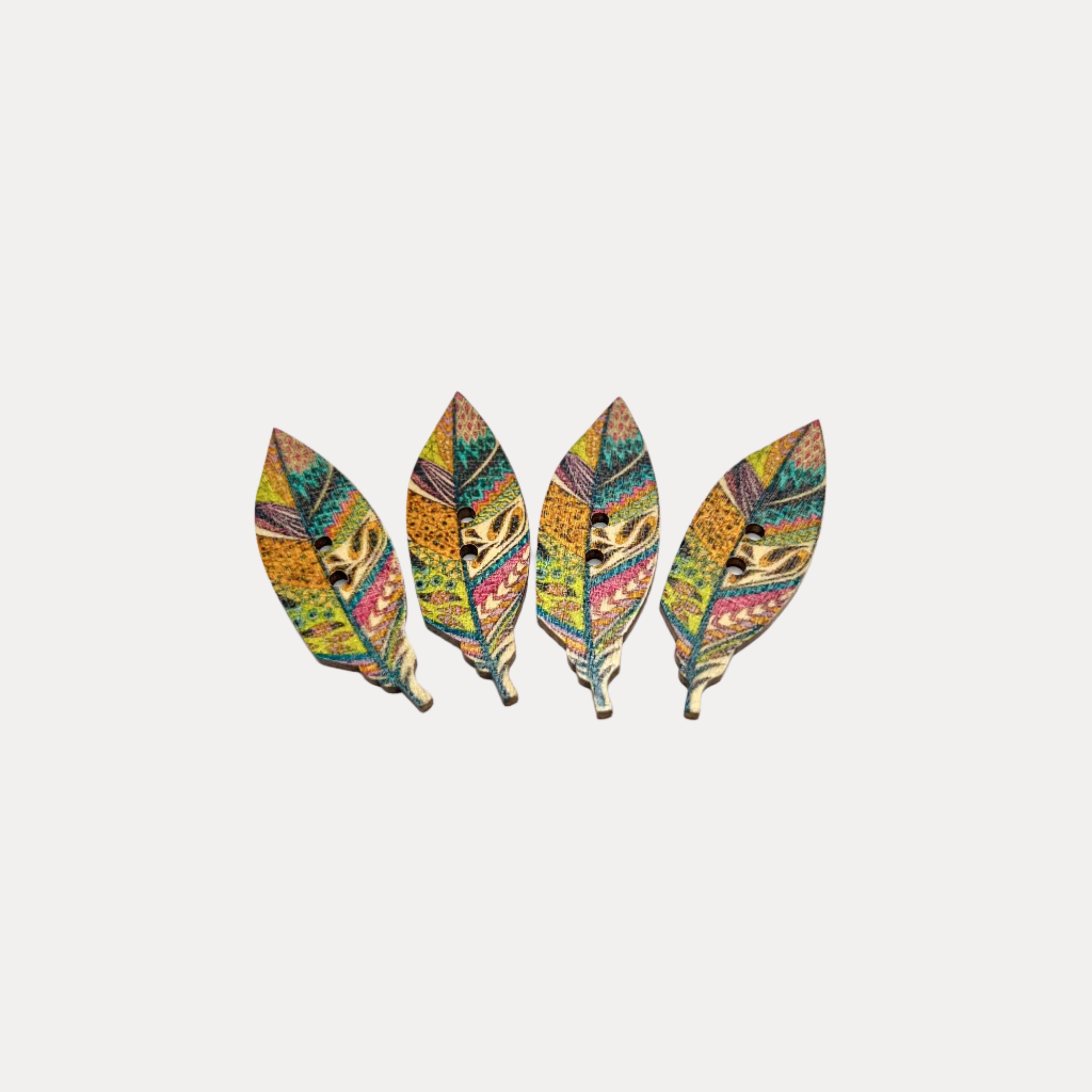 Tropical Wood Buttons