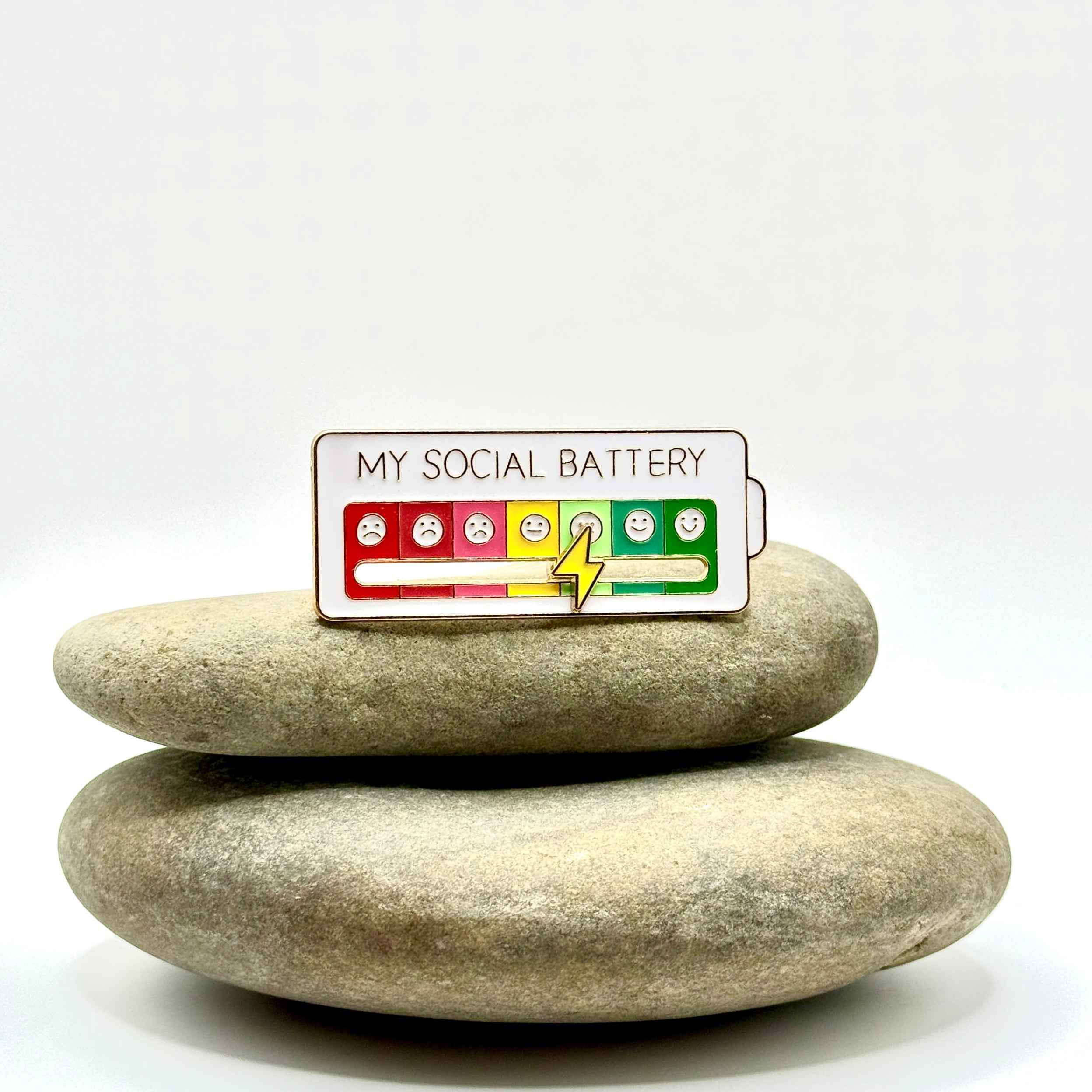 Social Battery Pin