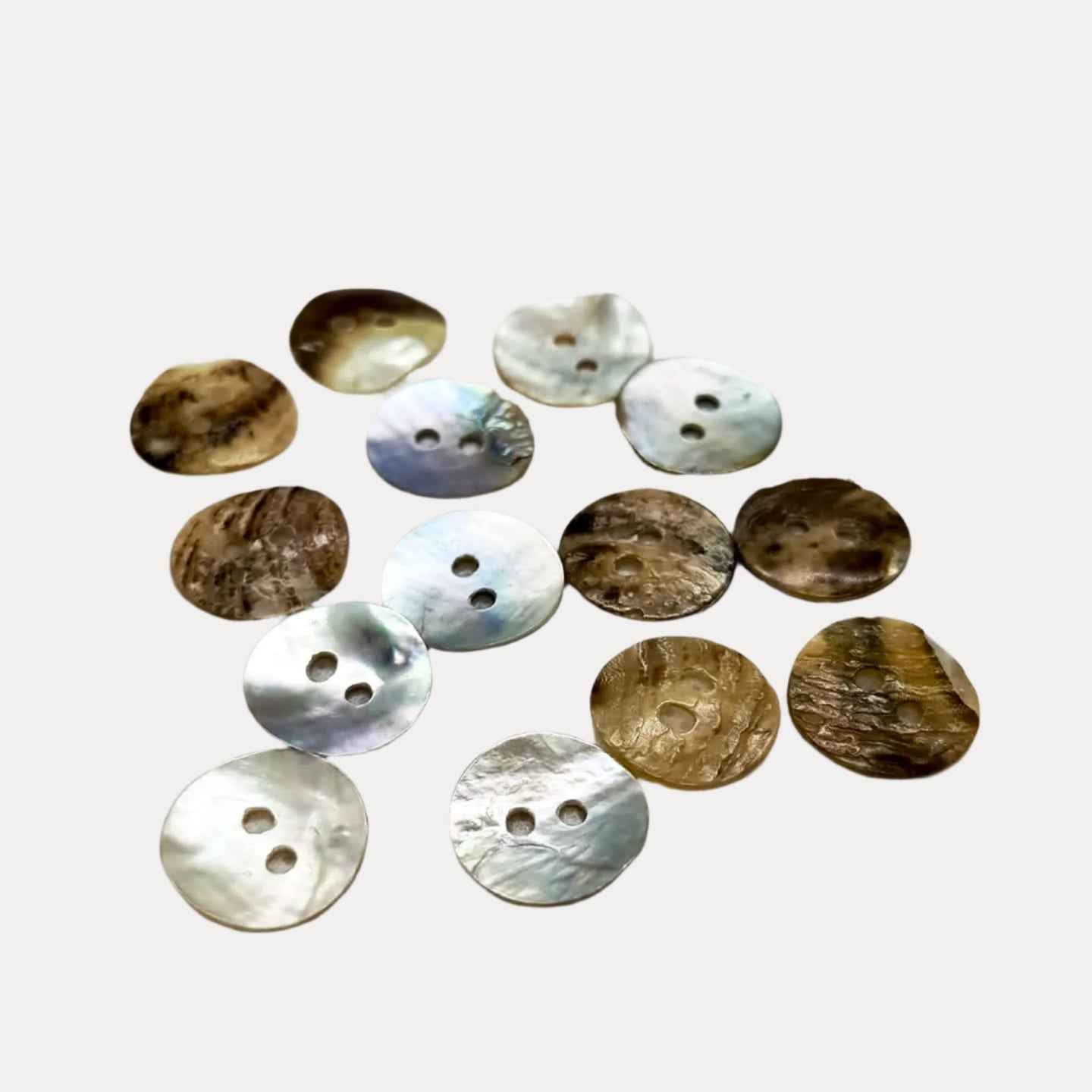 Natural Assorted Shell Buttons