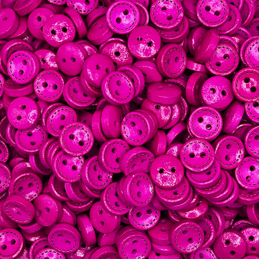 Neon Wood Button