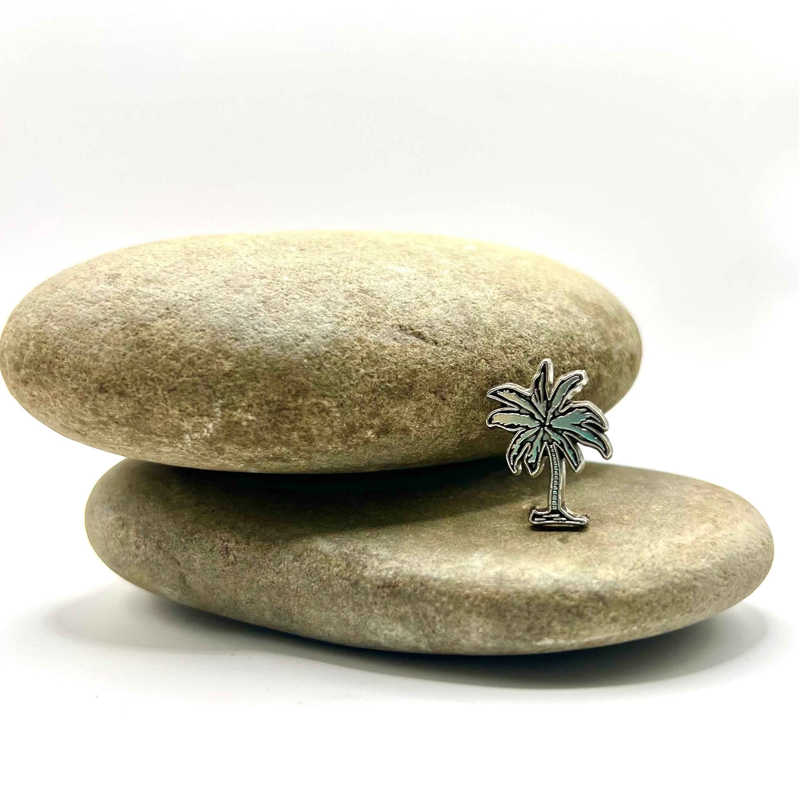 Tropical Palm Tree Pin