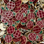 Pineapple Plastic Buttons