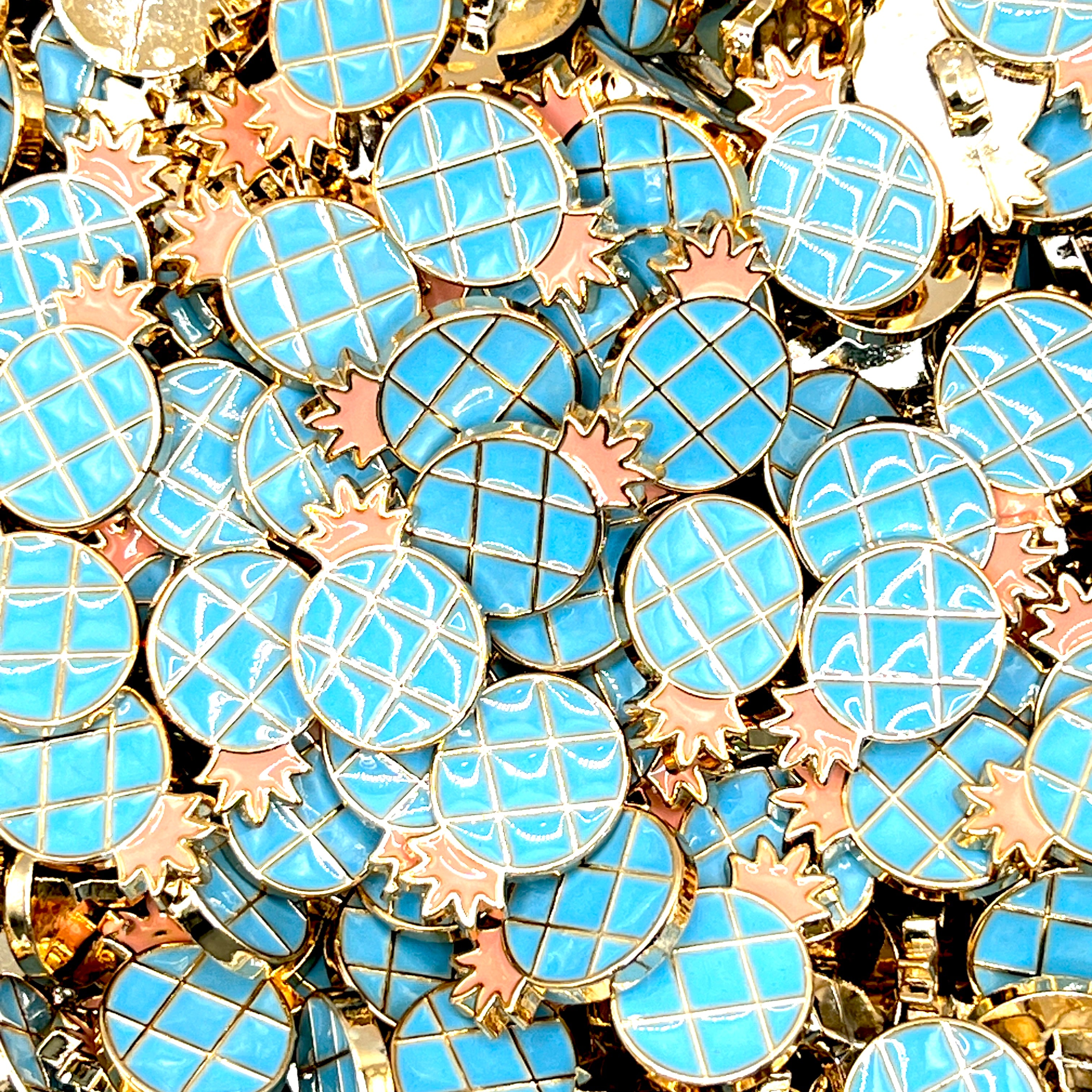 Pineapple Plastic Buttons