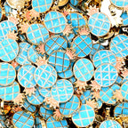 Pineapple Plastic Buttons