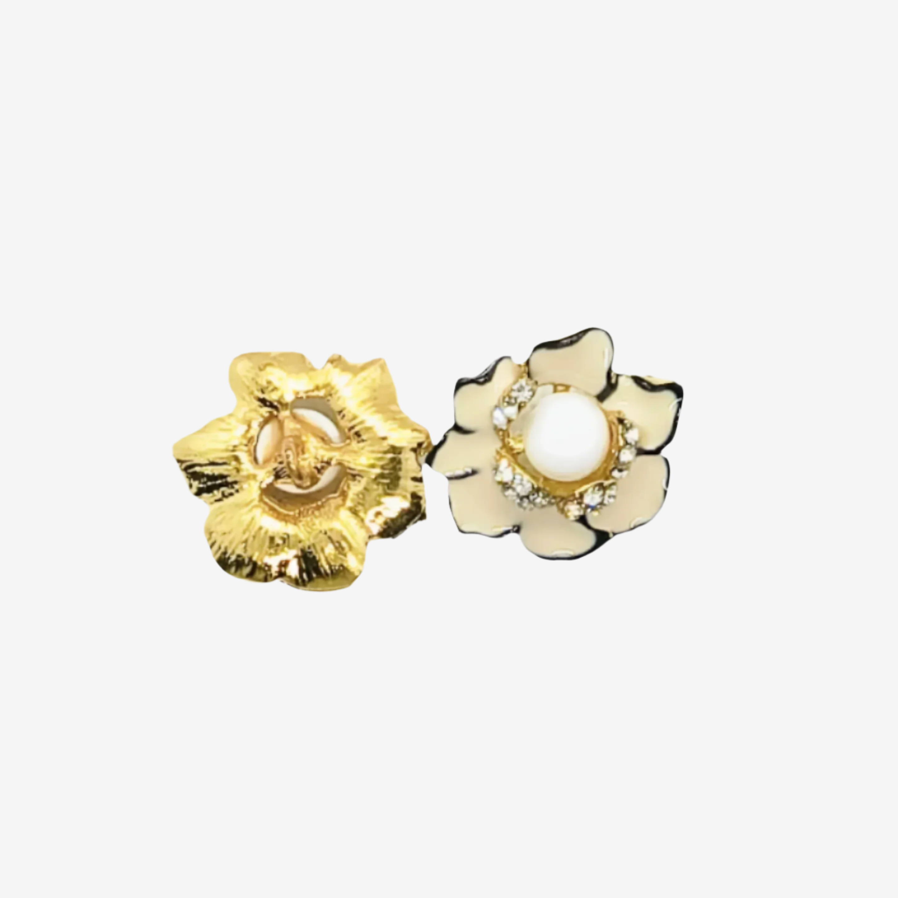 Retro Chic Floral Button
