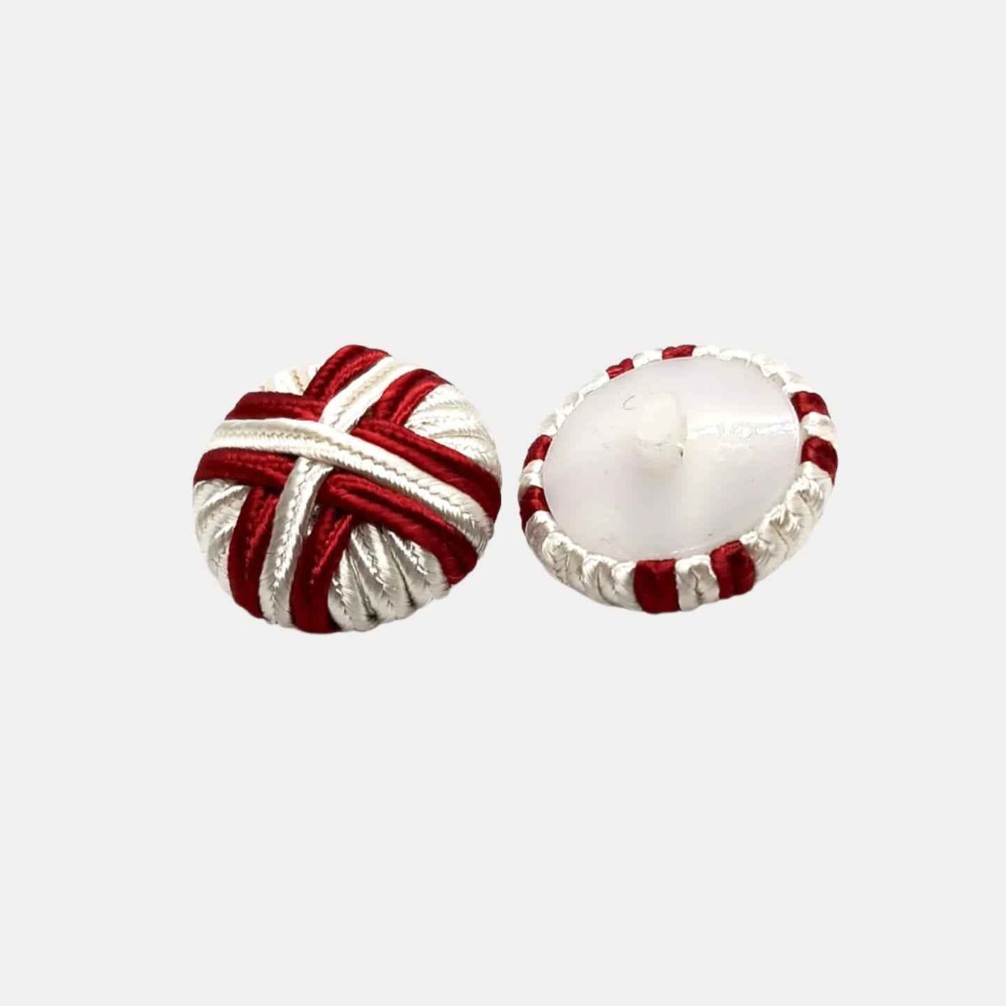 Crimson Knot Button