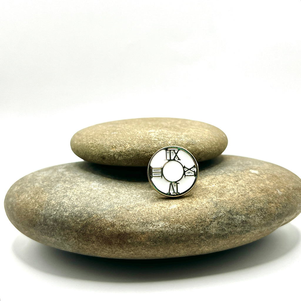 Roman Time Pin