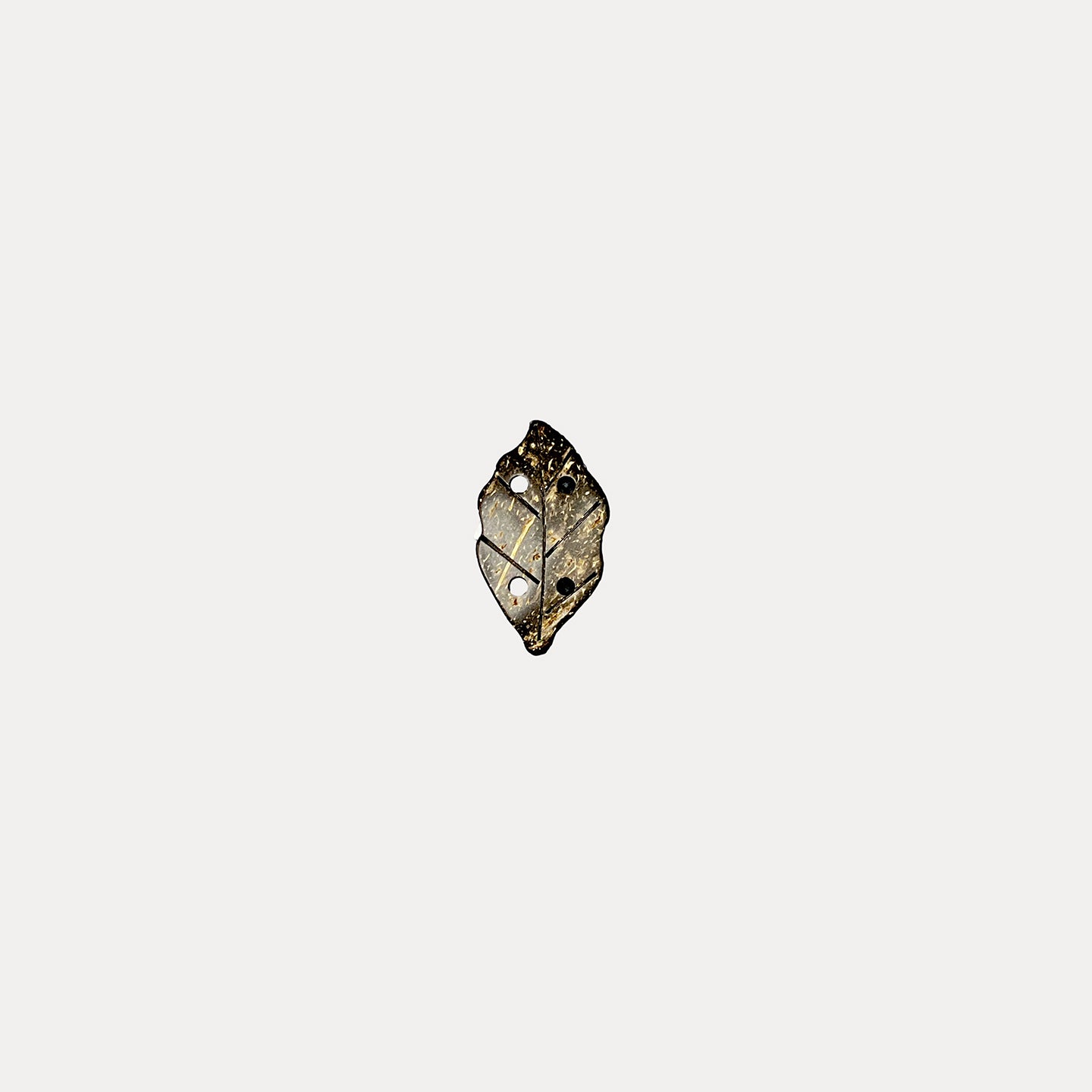 Rustic Leaf Button
