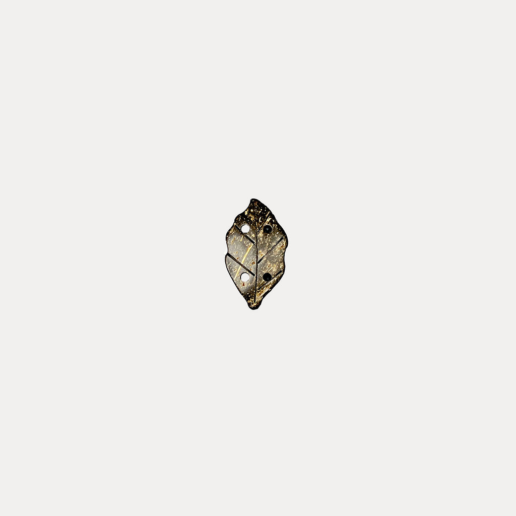 Rustic Leaf Button