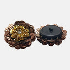 Rustic Flower Button