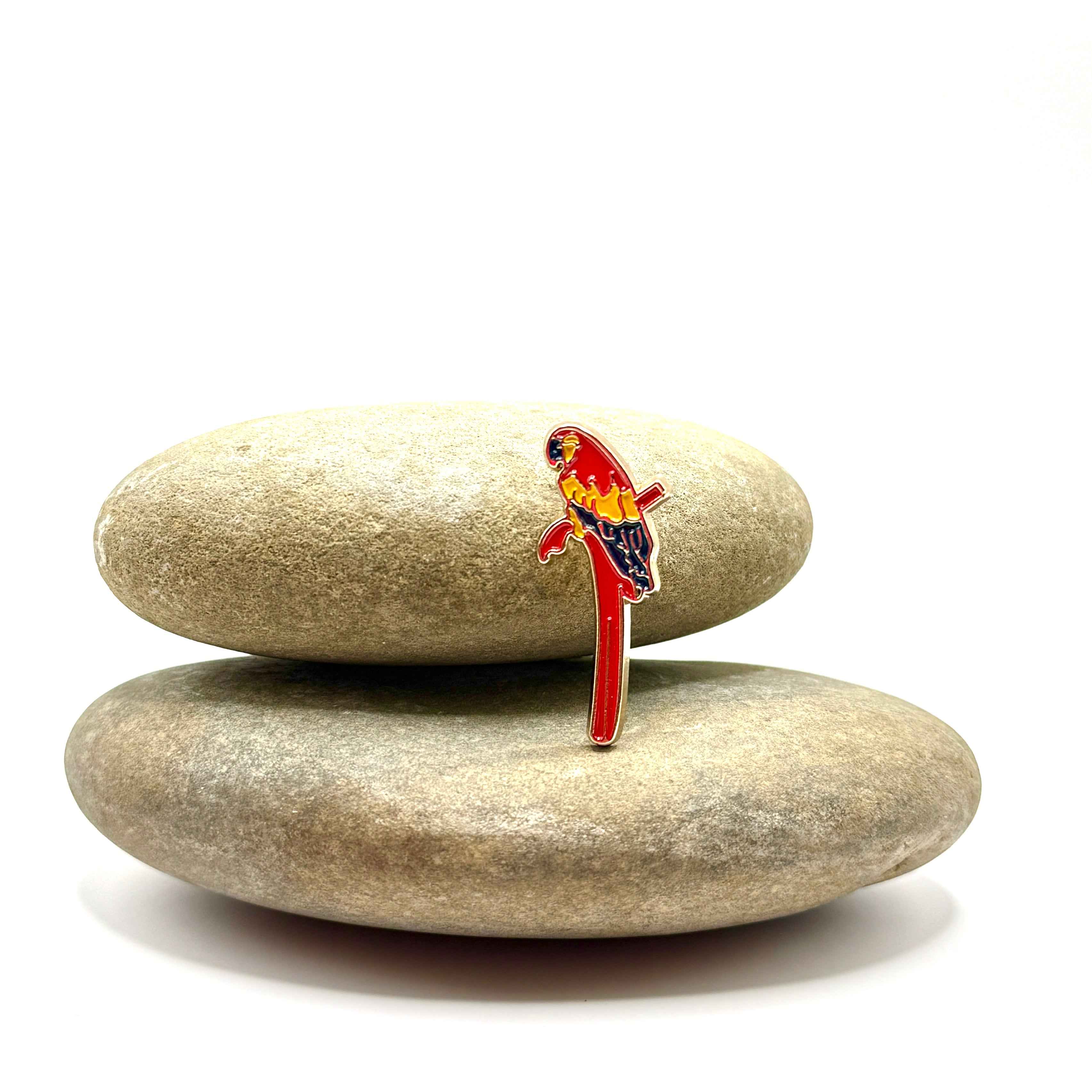 Scarlet Macaw Pin