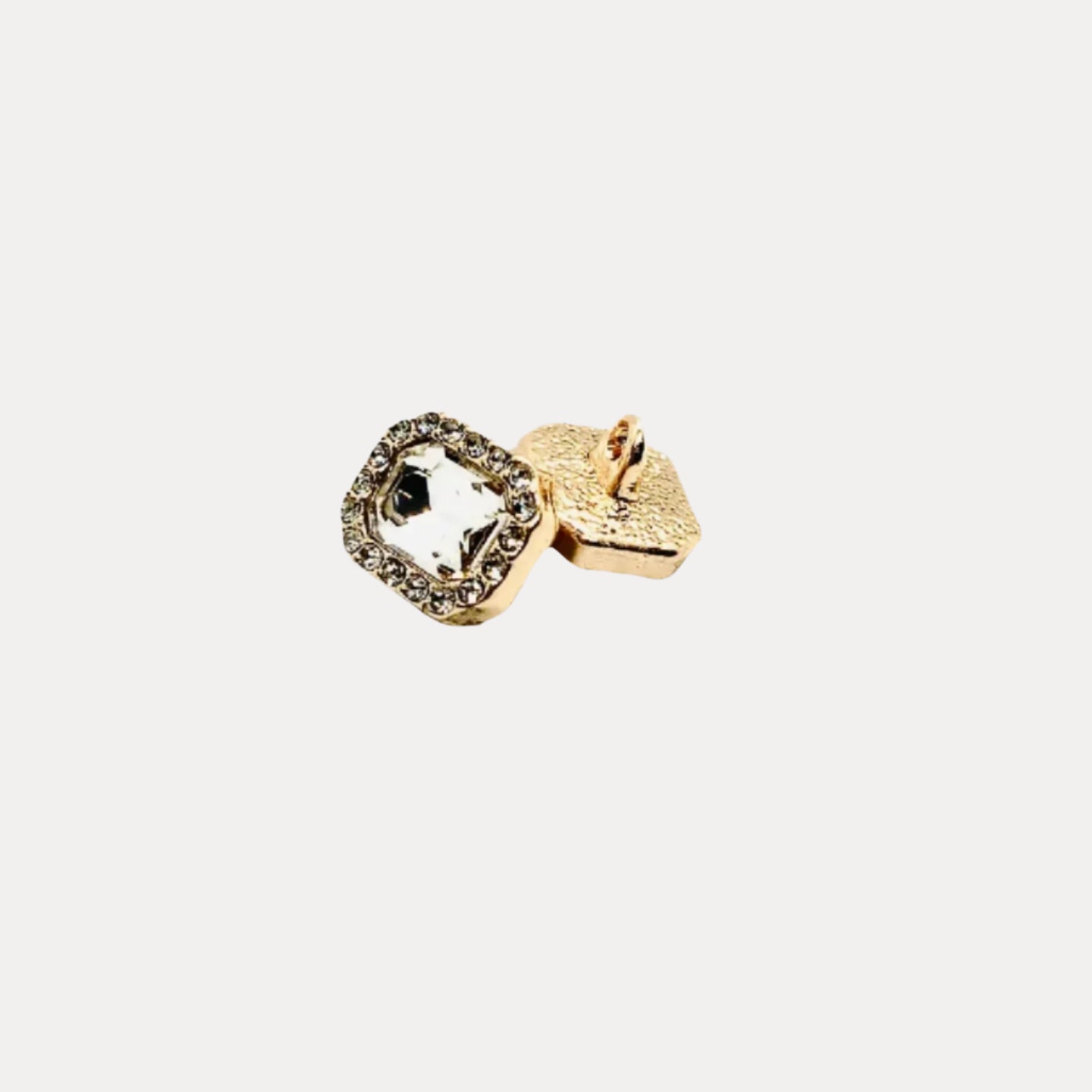 Shimmering Crystal Button