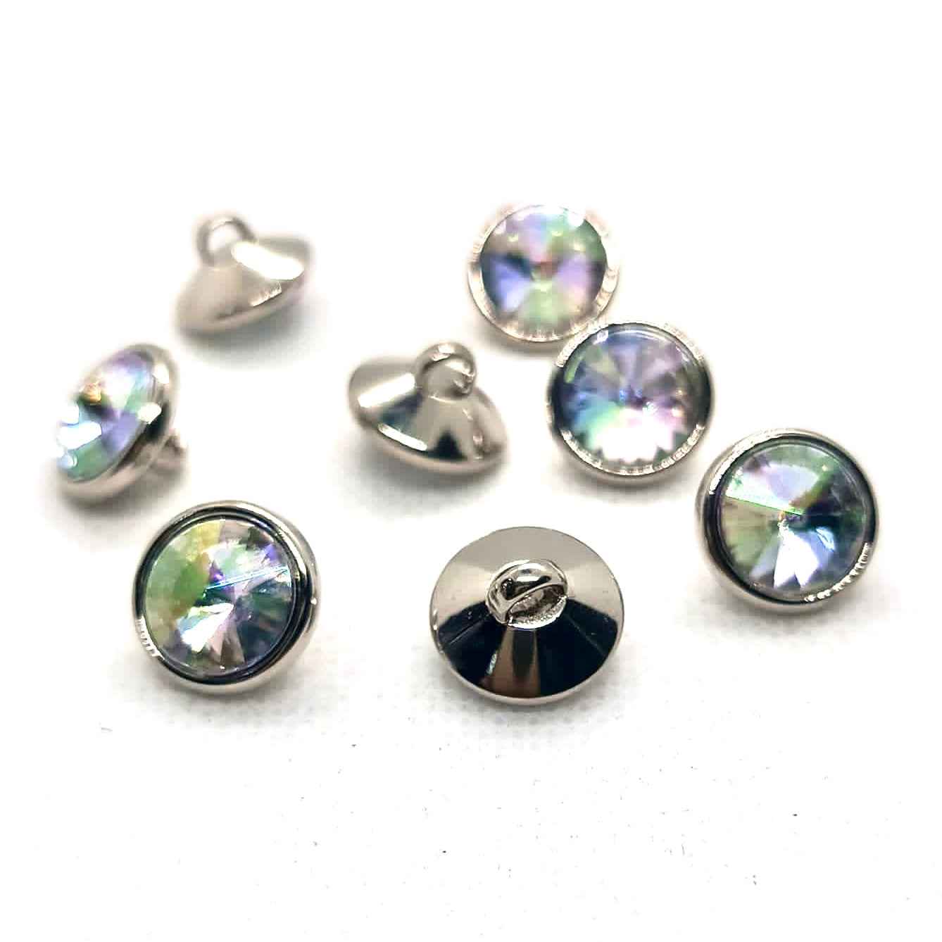 Crystal Inlay Buttons