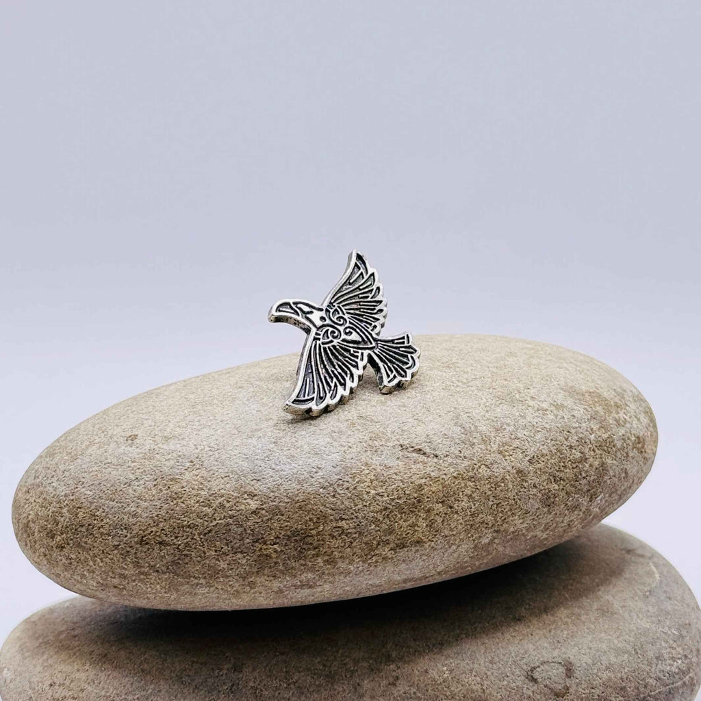 Raven Flight Pin