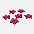 Snowflake Wooden Buttons
