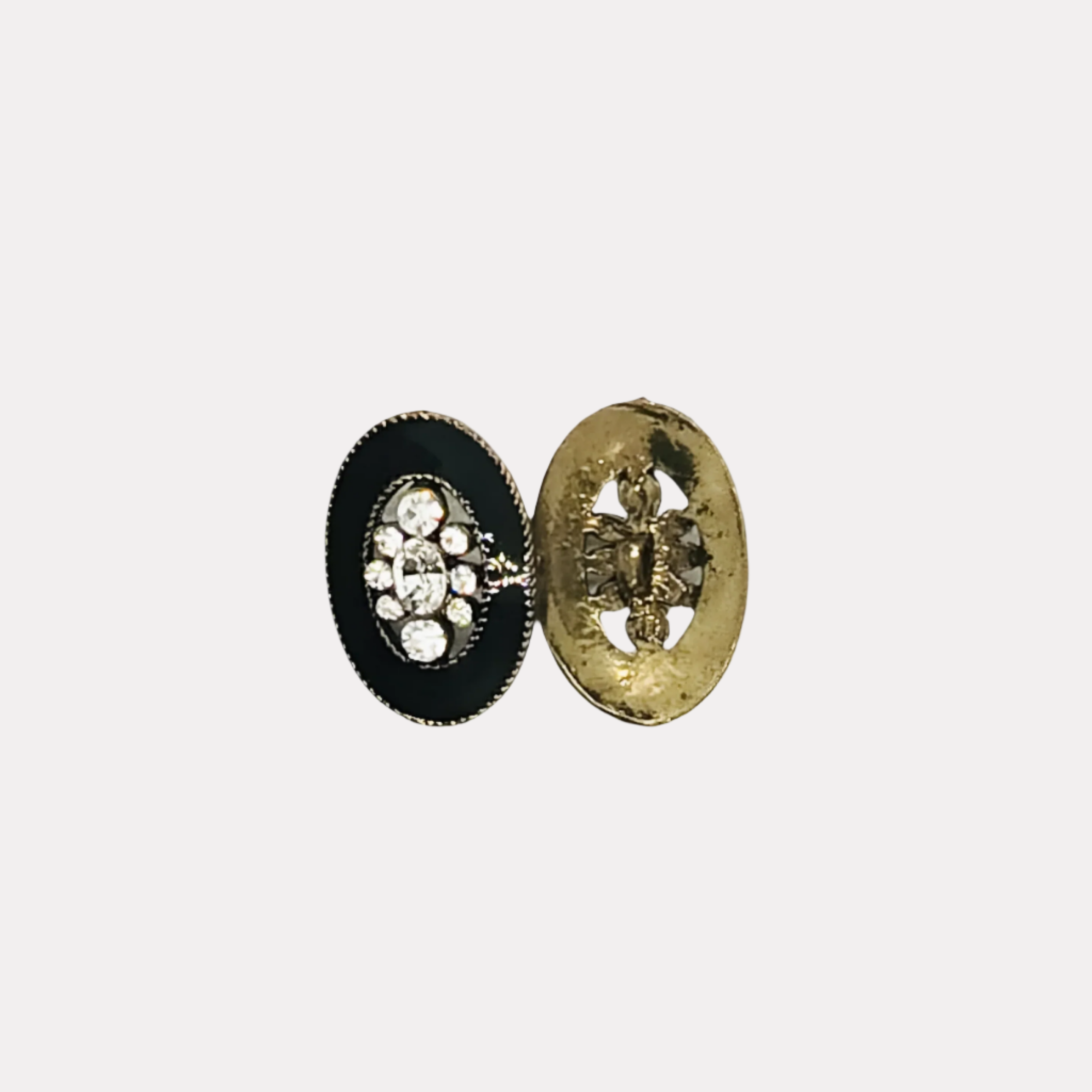 Sophisticated Oval Button