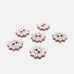 Wooden Sun Buttons