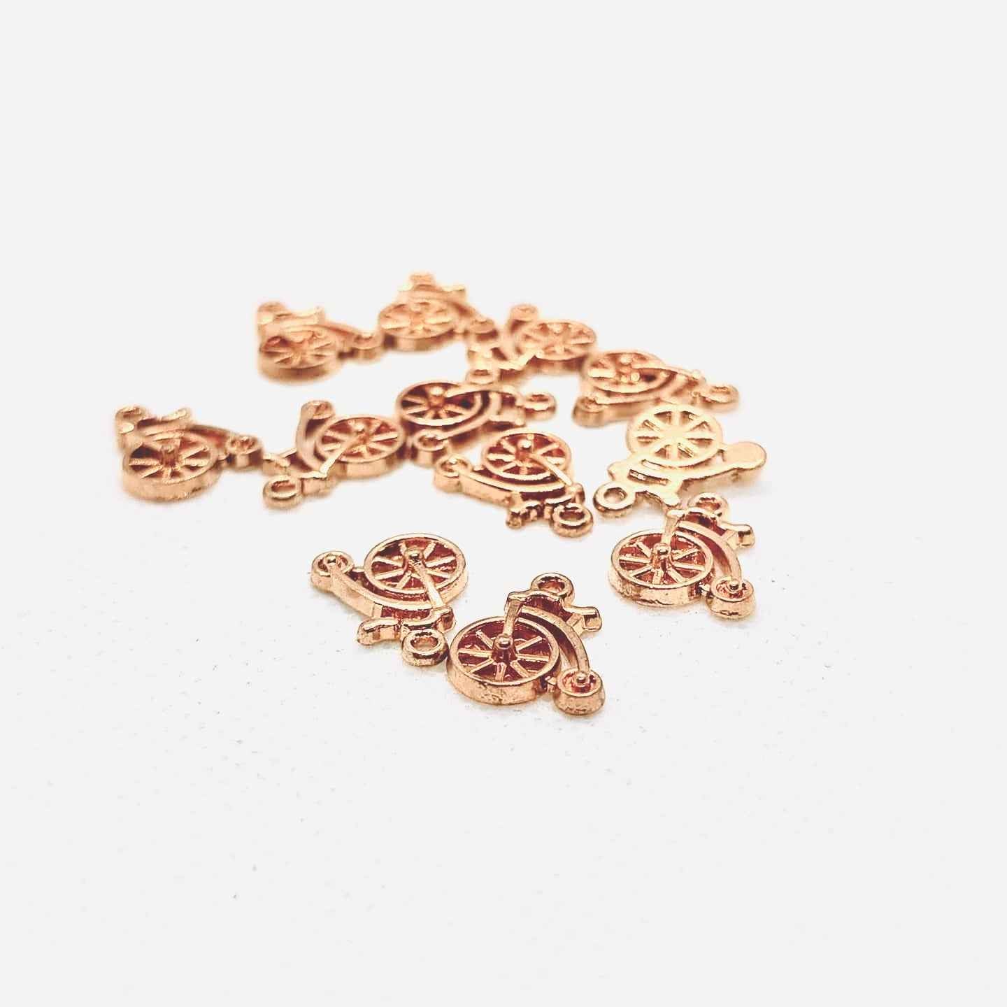 Golden Unicycle Charm