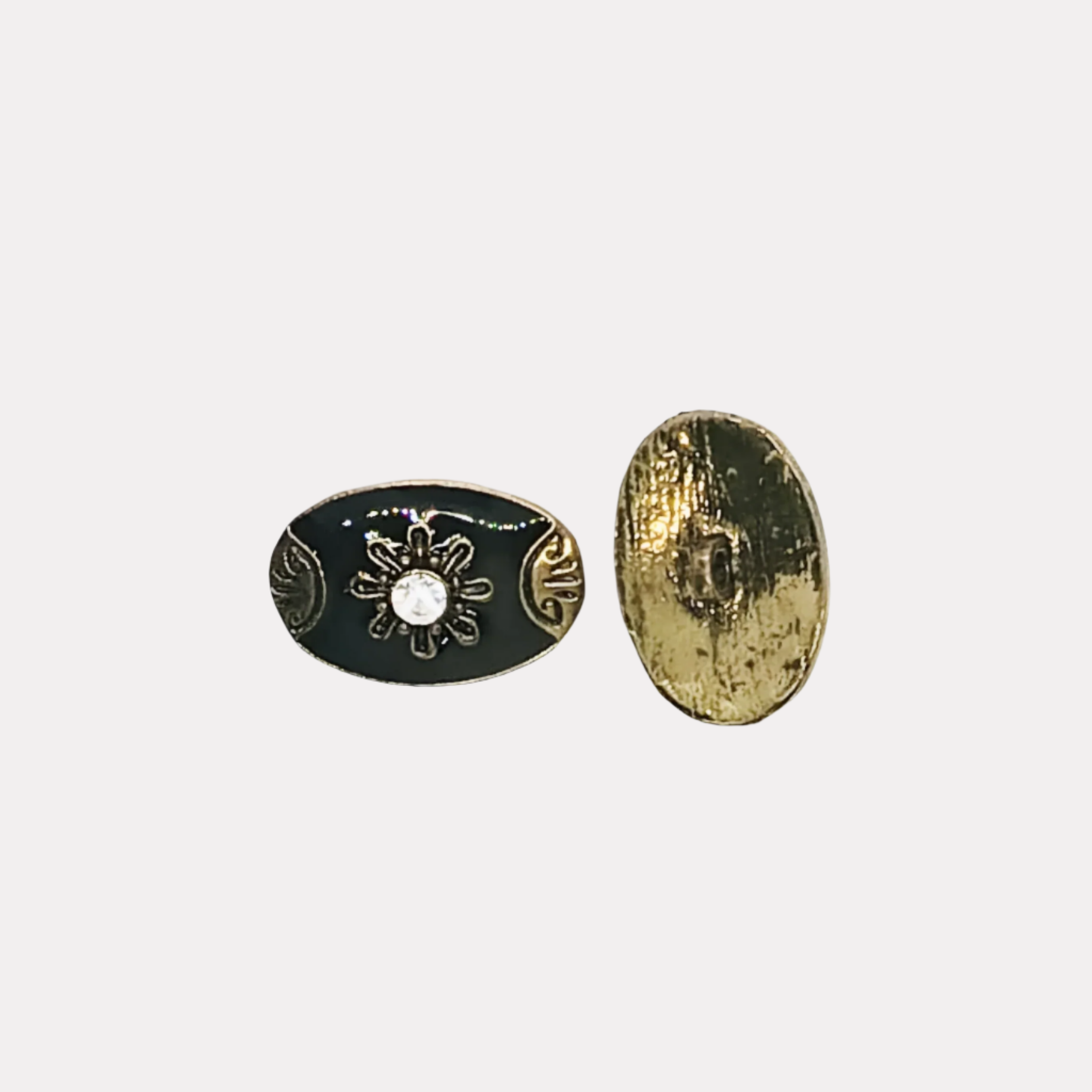Vintage Floral Buttons - 22mm