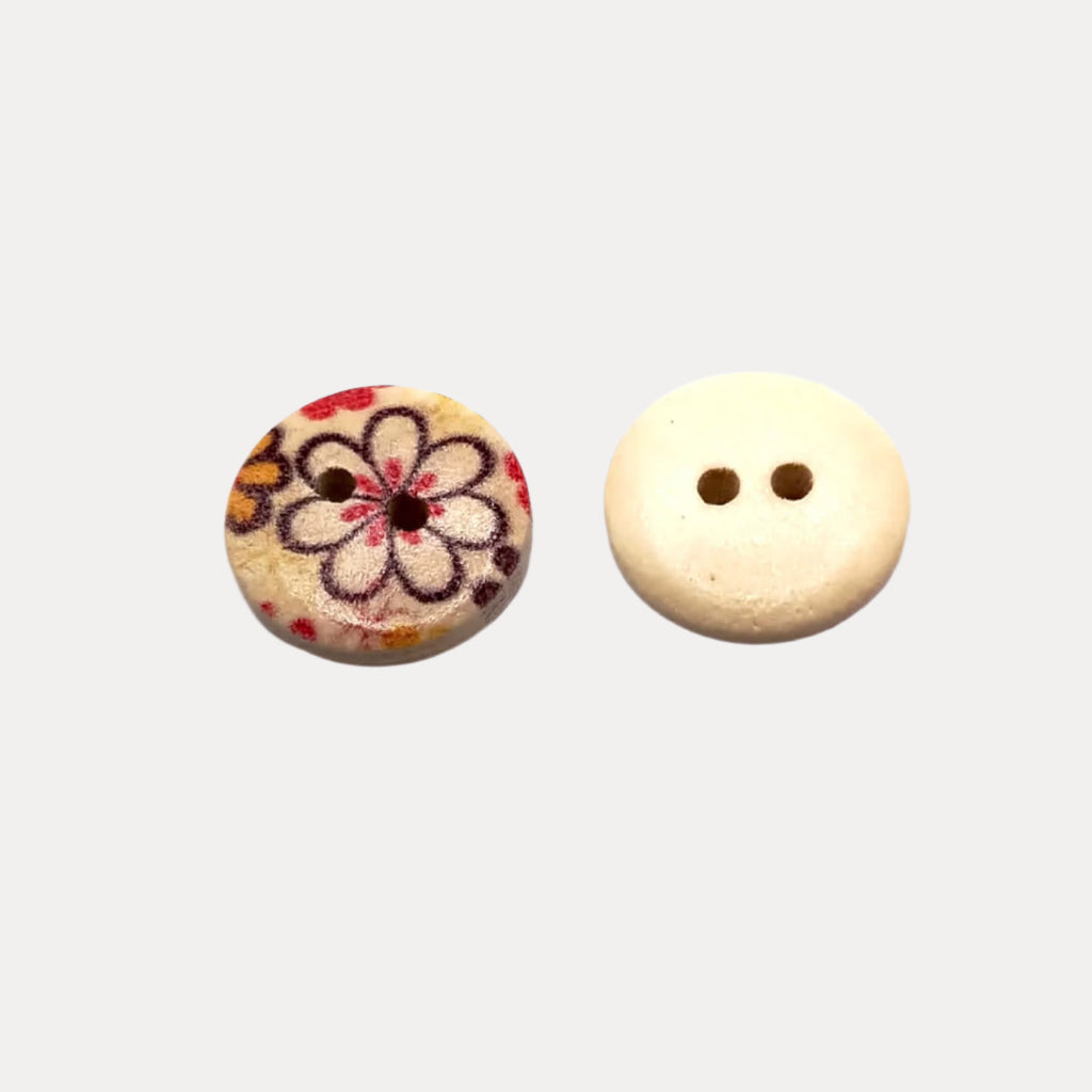 Floral Sewing Buttons