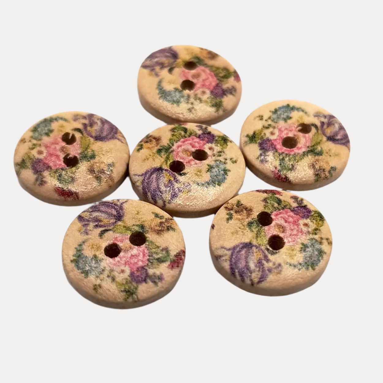 Vintage Wood Buttons