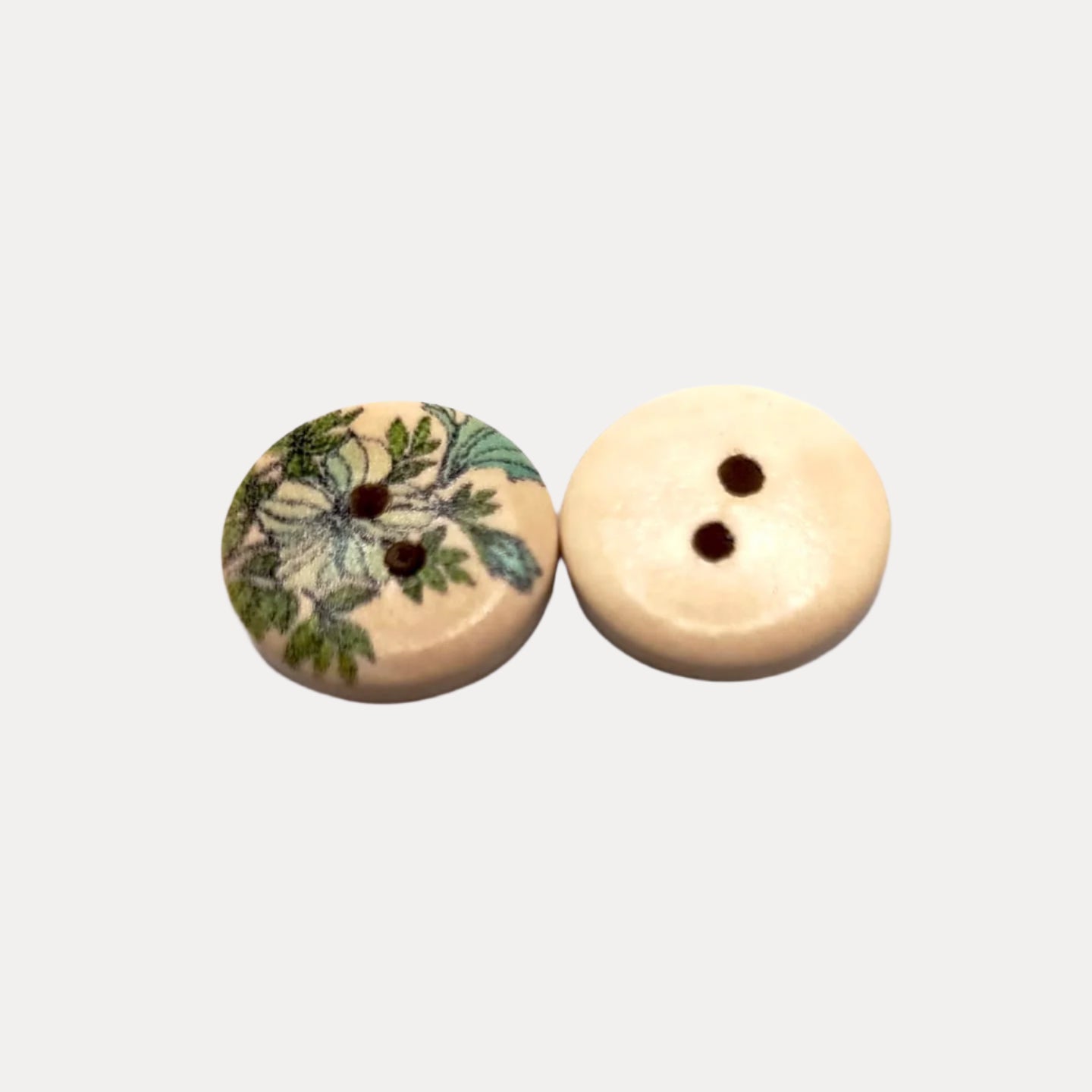 Leafy Floral Buttons