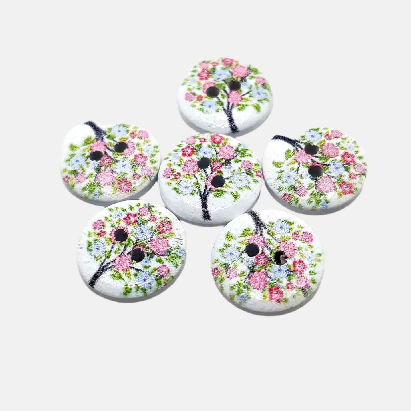 Blossom Tree Buttons