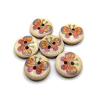Artful Wooden Buttons