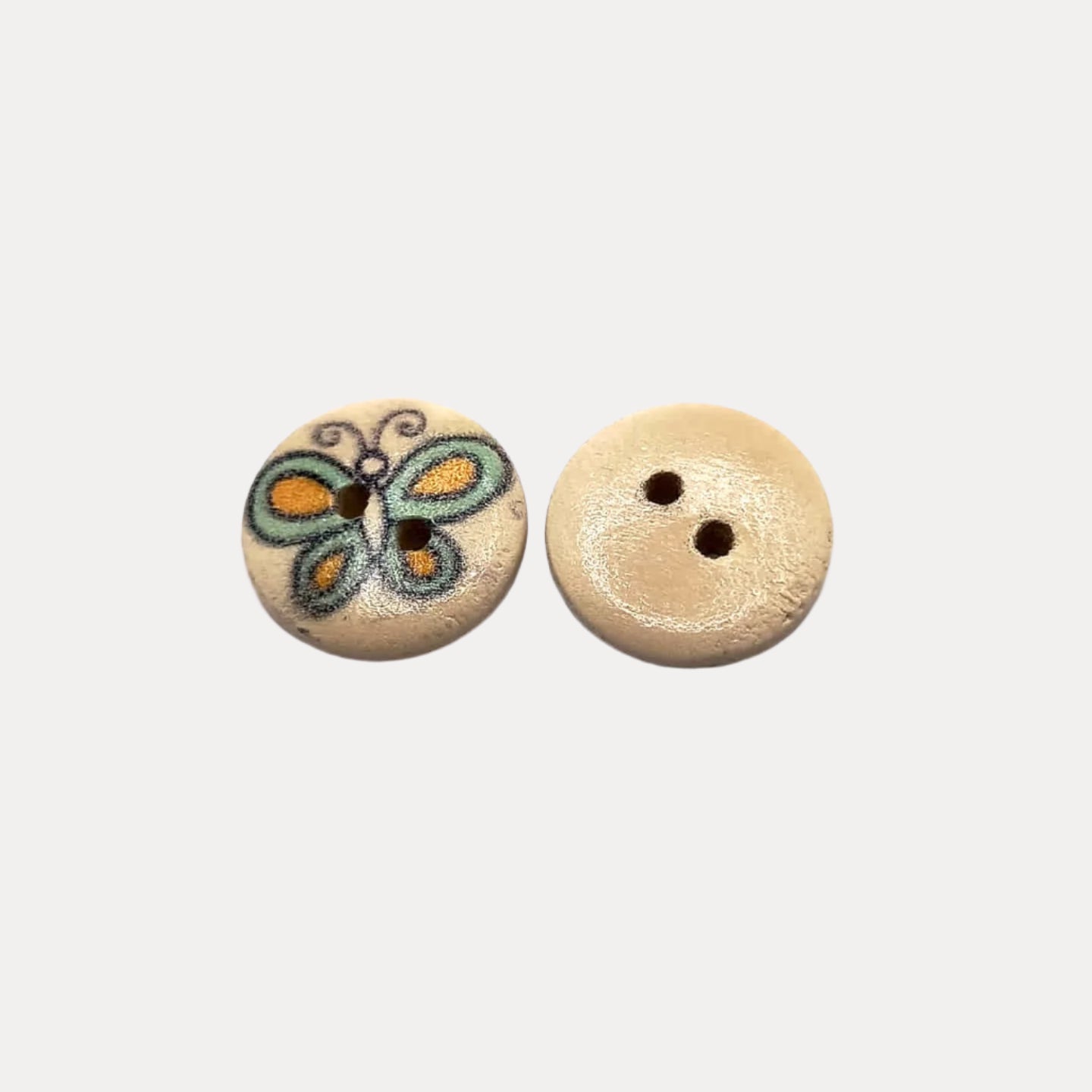 Serene Butterfly Buttons